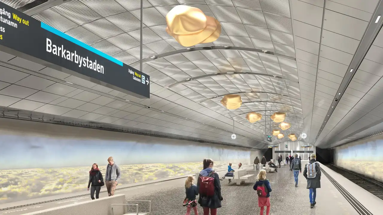 Referens: Nya tunnelbanan – Blå linje till Barkarby